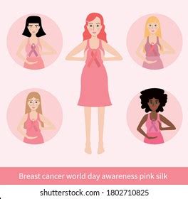 Breast Cancer World Day Awareness Pink Stock Vector Royalty Free