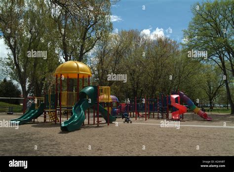 A playground in Bellevue Park Stock Photo - Alamy