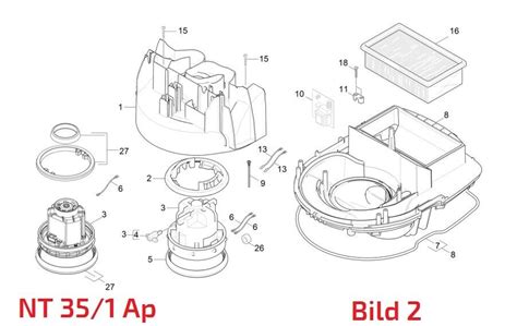 Kärcher Ersatzteile Nass Trockensauger NT 35 1 AP 1 184 505 eBay
