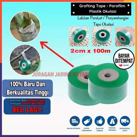 Grafting Tape Plastik Okulasi Plastik Sambung Tunas Lebar 2 Cm