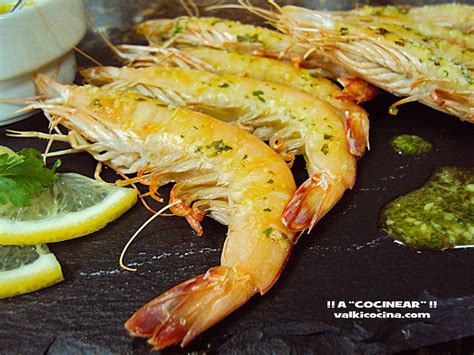 Langostinos Al Horno Con Aceite De Ajo Y Perejil A Cocinear