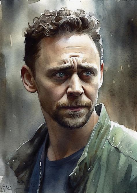 Tom Hiddleston Digital Art By Thuy Dinh Thi Fine Art America