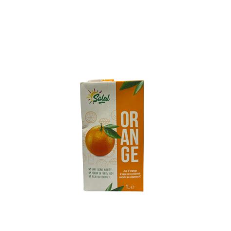 Jus D Orange Solal 1l Central Hal