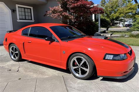 2004 Ford Mustang Mach 1 In Competition Orange Cleans Up Really Well