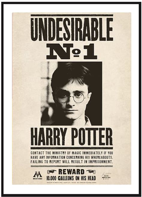 Plakat Obraz Harry Potter Undesirable 60x84 Cm Posterstory Pl