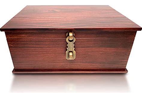 Blake Lake Antique Style Wood Storage Box Decorative Box For Home