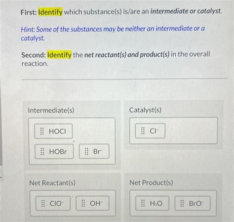 Solved Reaction Mechanism Step Clo H Ohocl Oh Step Chegg