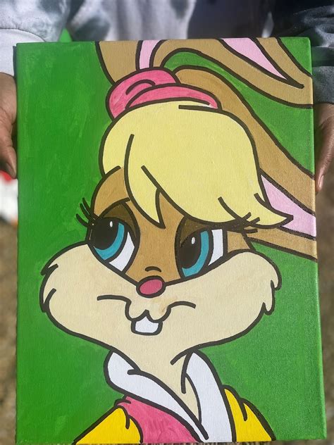 Nostalgic Cartoon Paintings Etsy