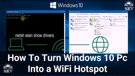 How To Turn Windows 10 Computer Into A WiFi Hotspot Turn A Windows 10