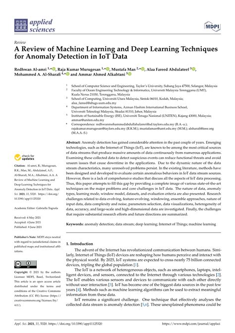 A Review Of Machine Learning And Deep Learning Techniques For Anomaly