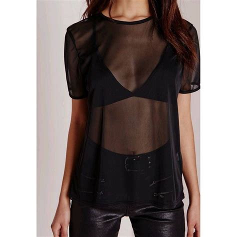 Venta Blusa Transparente Negra Con Bralette En Stock