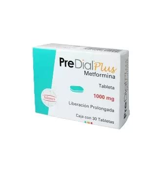 PREDIAL PLUS 1000 MG CAJA CON 30 TABLETAS