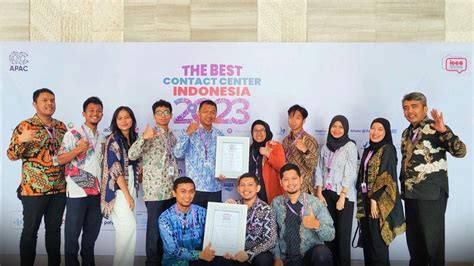 Foto Bea Cukai Sabet Lima Penghargaan Di Ajang The Best Contact Center