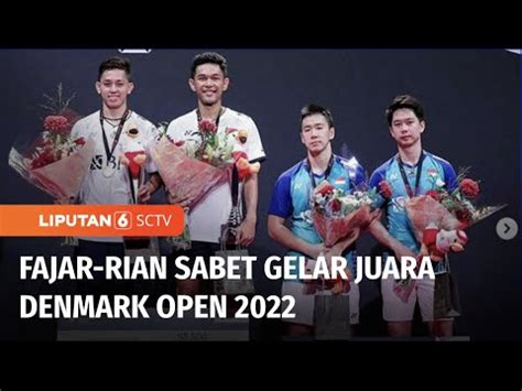 Kalahkan Minions Fajar Alfian Dan M Rian Ardianto Juara Denmark Open