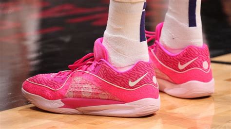 Kevin Durant Dons All Pink Colorway Of The Nike KD 16 In Brooklyn