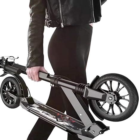 Lxla Adult Kick Scooter With Big Wheels And Disc Handbrake Dual