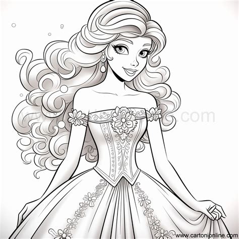 Desenho 41 De Princesa Para Colorir