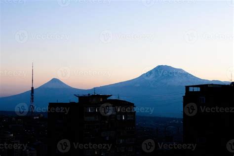 Views of Mount Ararat from Yerevan, Ararat Armenia mountain 14028184 ...