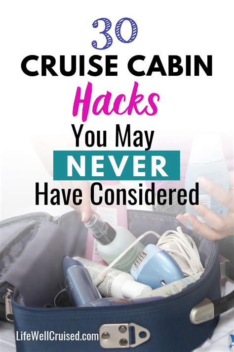 30 Cruise Cabin Hacks Every Cruiser Needs To Know Carnival Cruise