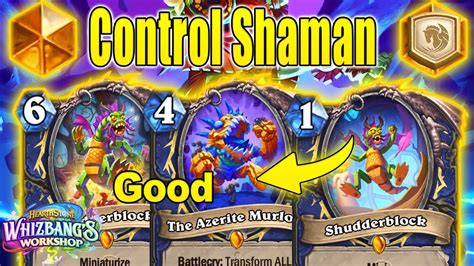 Triple Battlecry Control Shaman After Nerfs Patch Is Awesome At