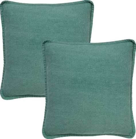 Set Van Sierkussens Dutch Decor Bowie X Cm Jadeite Groen