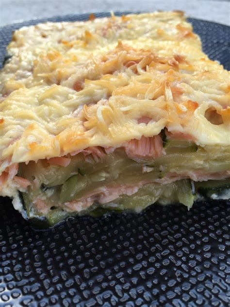 Gratin De Courgettes Et Saumon Fum Rachel Cuisine