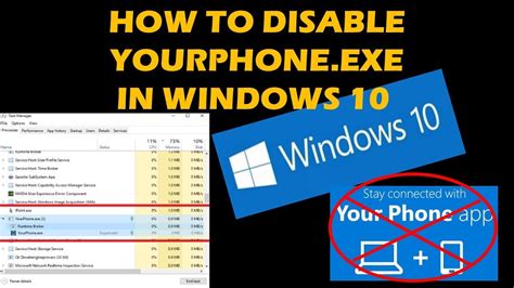 How To Disable Yourphone Exe In Windows 10 Youtube