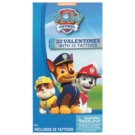 Buy Paper Magic Group Acamz Nickelodeon Paw Patrol Valentine S