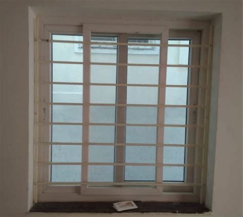 Upvc Sliding Grill Window At Rs Square Feet Unplasticized