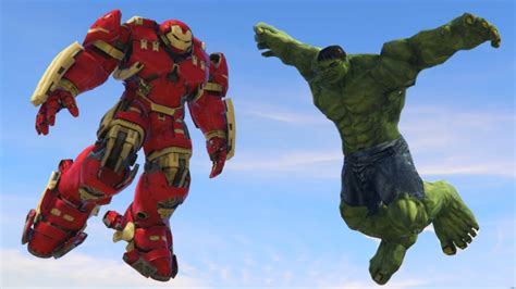 Hulk Vs Hulkbuster Mod Gta Mod Funny Moments Youtube