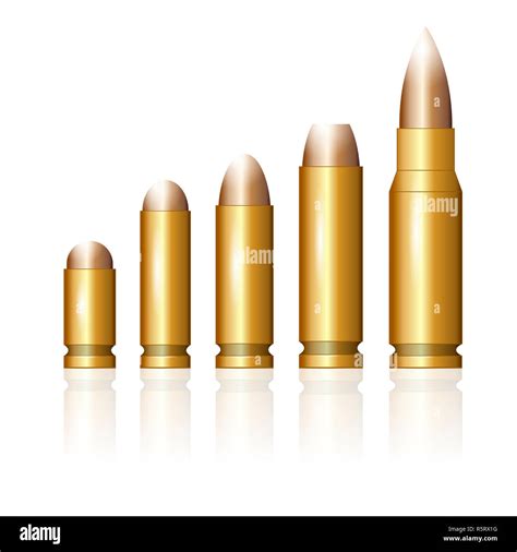 Different Bullets Cut Out Stock Images And Pictures Alamy