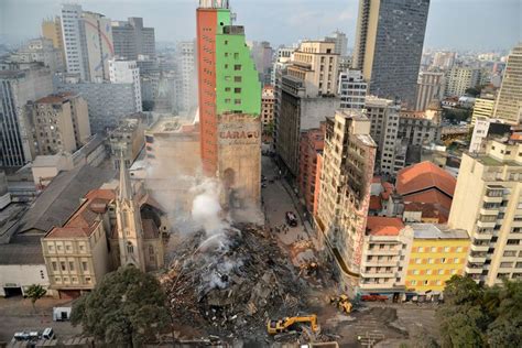 Vítimas de prédio que pegou fogo e desabou em São Paulo continuam