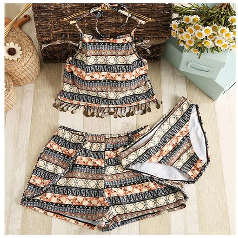 Korean Style Swimsuit Pants Skirt Sexy Bikini Three Piece Set