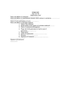 Form Xiv In Excel Format Complete With Ease Airslate Signnow