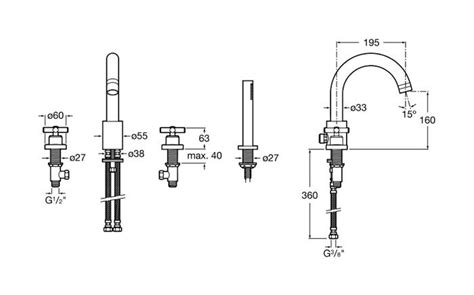 Roca Loft Chrome Deck Mounted 4 Hole Bath Shower Mixer And Kit Online