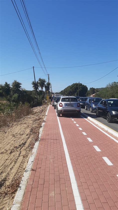 Capit O Bina On Twitter A Nova Ciclovia Da Costa Da Caparica