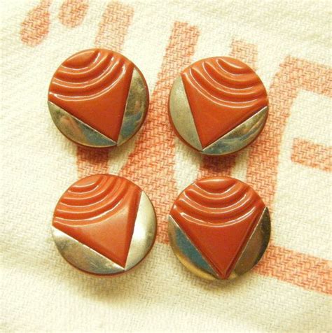 Vintage Art Deco Celluloid Buttons Set