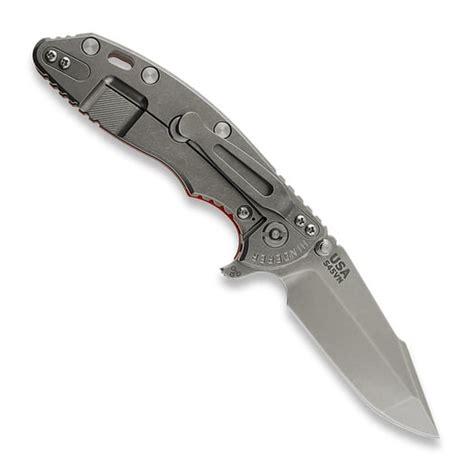 Hinderer 3 5 XM 18 Harpoon Spanto Tri Way Stonewash סכין מתקפלת כתום