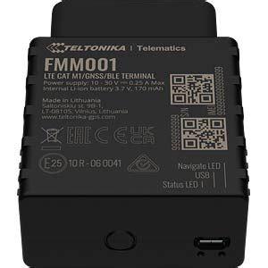 Teltonika Fmm Obd Tracker Plug And Play Lte Gnss Bluetooth At