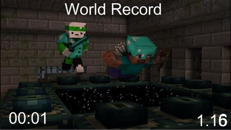 Minecraft Speedrun World Record 1 16 Youtube