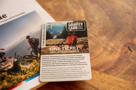 Tage Gravity Card Ein Erfahrungsbericht Inside Mountainbike Magazin