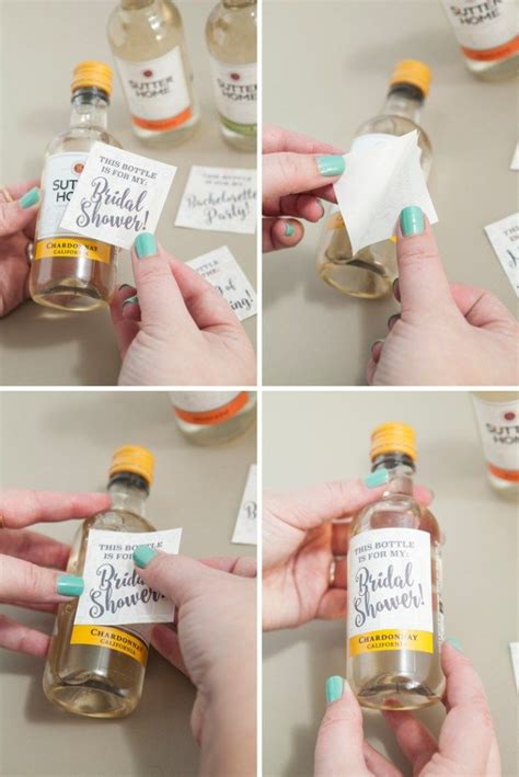 The Most Adorable Diy Mini Wine Bottle Bridesmaid T Ever Diy