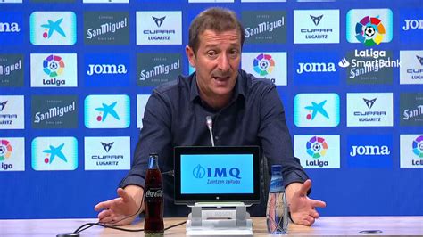 Rueda De Prensa Sd Eibar Vs Cd Tenerife Youtube