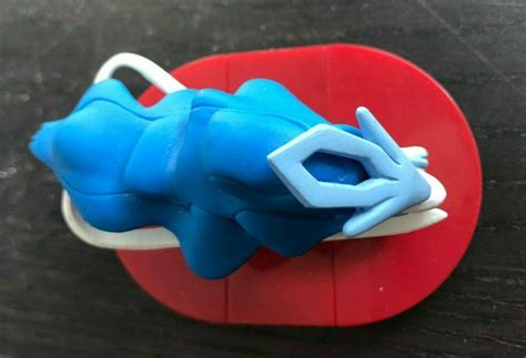 Rare Shiny Suicune Pokemon 1/40 Scale Figure Zukan No. 245 | #2097542134