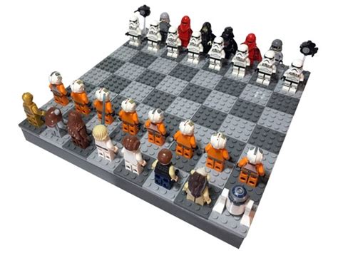 Lego Star Wars Custom Minifigure Chess Set By Mountainofawesome