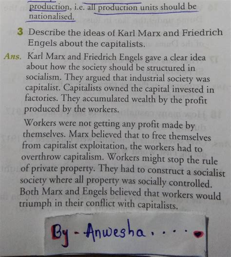 Describe The Activities Of Karl Marx And Friedrich Engels About The