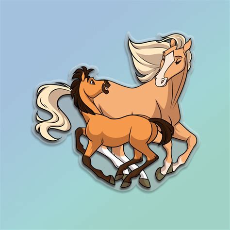 Spirit Stallion of the Cimarron Spirit and Esperanza Clear Background ...