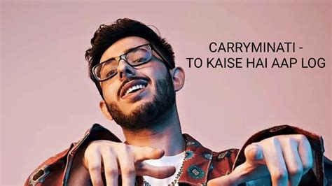 Carryminati 2020 Ringtone To Kaise Hai Aap Log Youtube