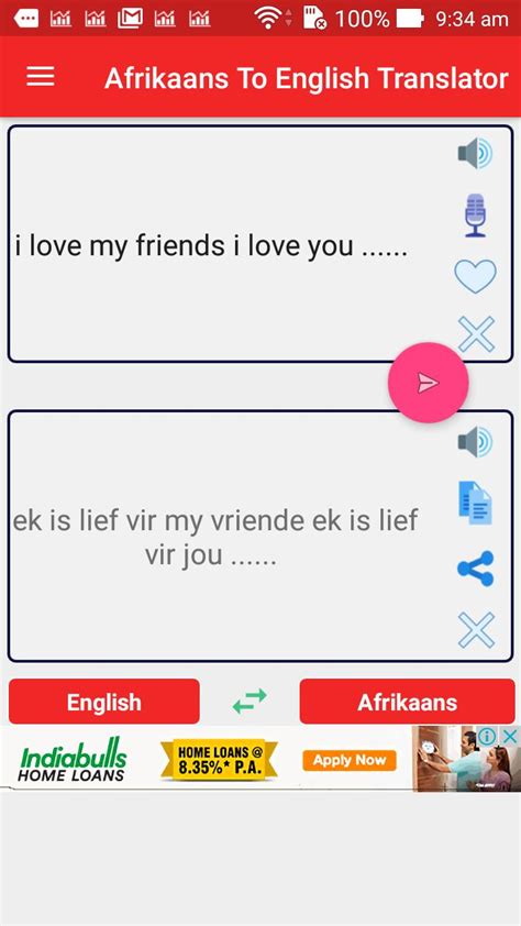 Afrikaans English Translator Apk Voor Android Download