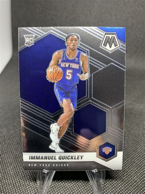 2020 21 Panini Mosaic Base Rookie Immanuel Quickley 208 NY Knicks RC